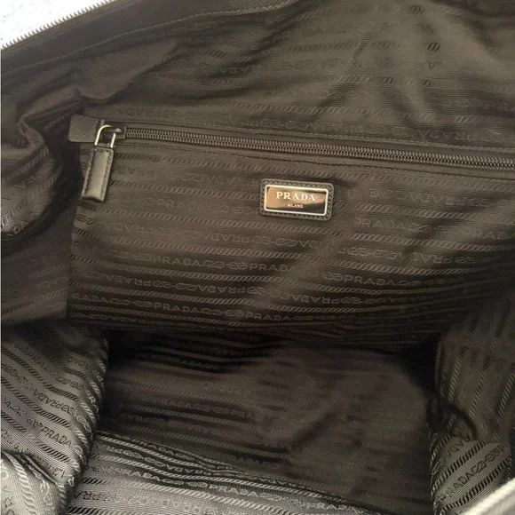 Black Prada Nylon Duffel Bag - Picture 5 of 5